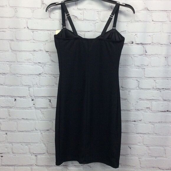 Vintage Weight Watchers In Control Instant Body Shaping Bra Slip Size 36D Black - Picture 10 of 10